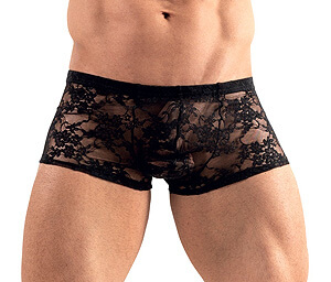 Svenjoyment Lace Pants (Black), pánske boxerky z čipky M