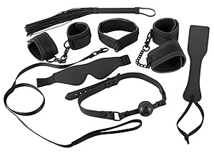 Bad Kitty Restraint Set, veľká bondážna + BDSM + fetiš sada