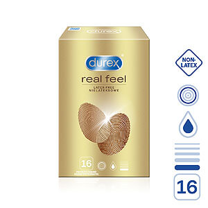 Durex Real Feel (16ks), kondómy pre prirodzený pocit