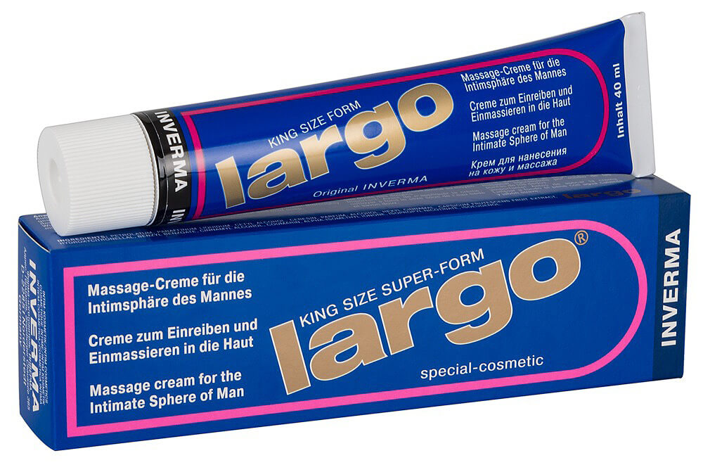 Largo 40ml, erekčné krém pre mužov (krém na prekrvenie)