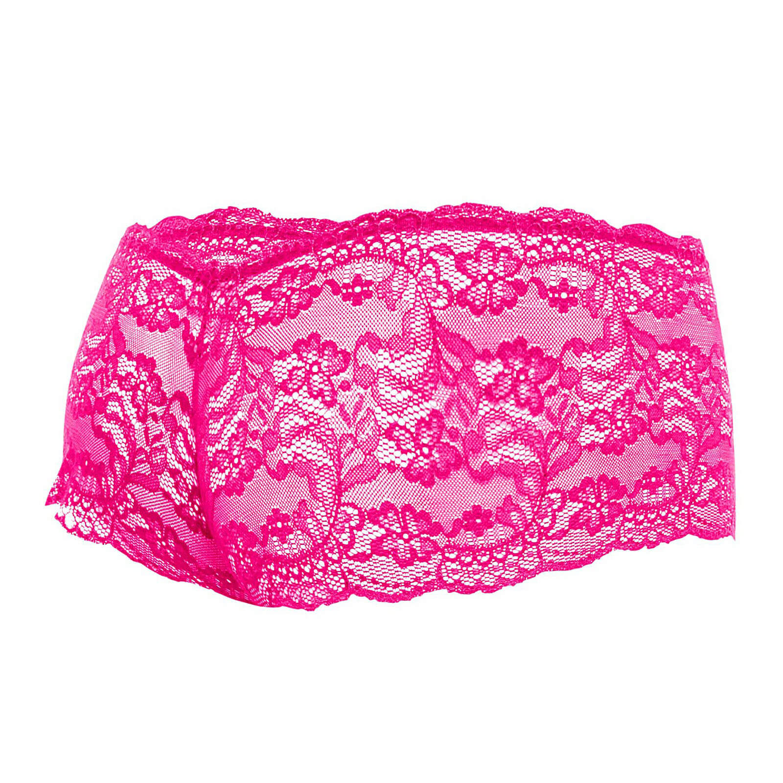 MOB Rose Lace Boy Shorts (Pink), pánske čipkované šortky