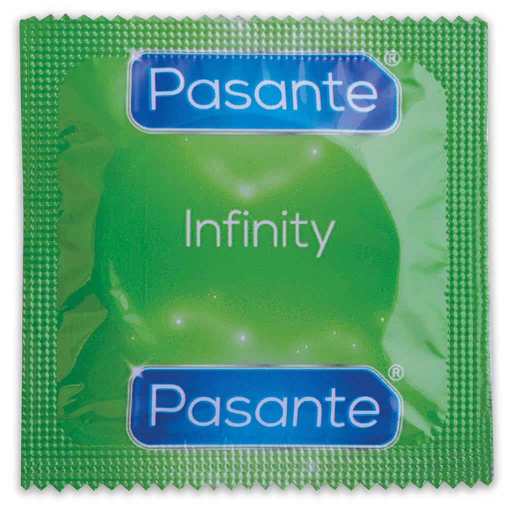 Pasante Delay / Infinity (1ks), kondóm oddiaľujúci vyvrcholenie