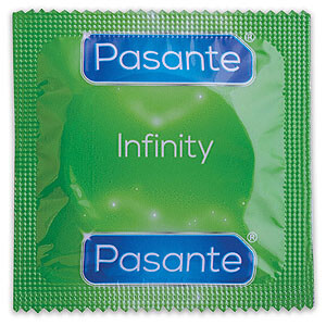 Pasante Delay / Infinity (1ks), kondóm oddiaľujúci vyvrcholenie