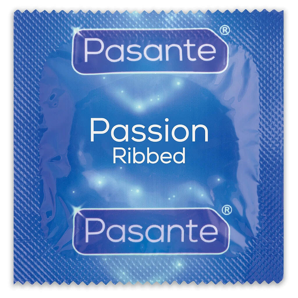 Pasante Passion / Ribbed (1ks), vrúbkovaný kondóm