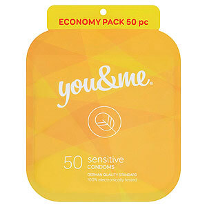 You & Me Sensitive 50ks - stenčené kondómy