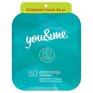 You & Me Extra Large 50ks - extra široké kondómy