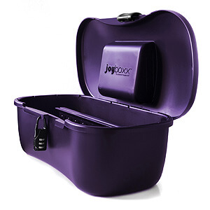 Hygienický kufrík na erotické pomôcky JoyBoxx Hygienic Storage System fialový