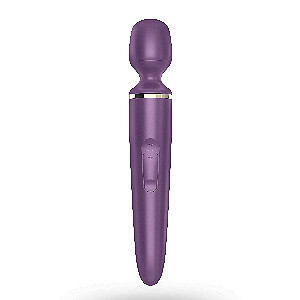 Satisfyer Wand-er Woman Vibrator Purple luxusná masážná hlavica 34 cm, nabíjacie