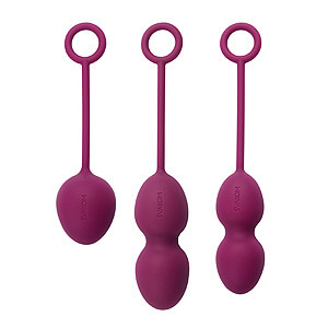 Set 3 luxusných venušiných guličiek SVAKOM Nova Kegel Balls Violet