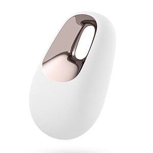 Nezbedný stimulátor klitorisu Satisfyer White Temptation Lay-On Vibrator