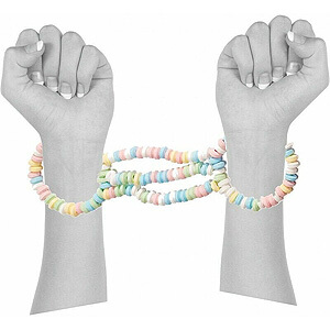 Spencer & Fleetwood Candy Cuffs sladká a sexi putá z cukríkov