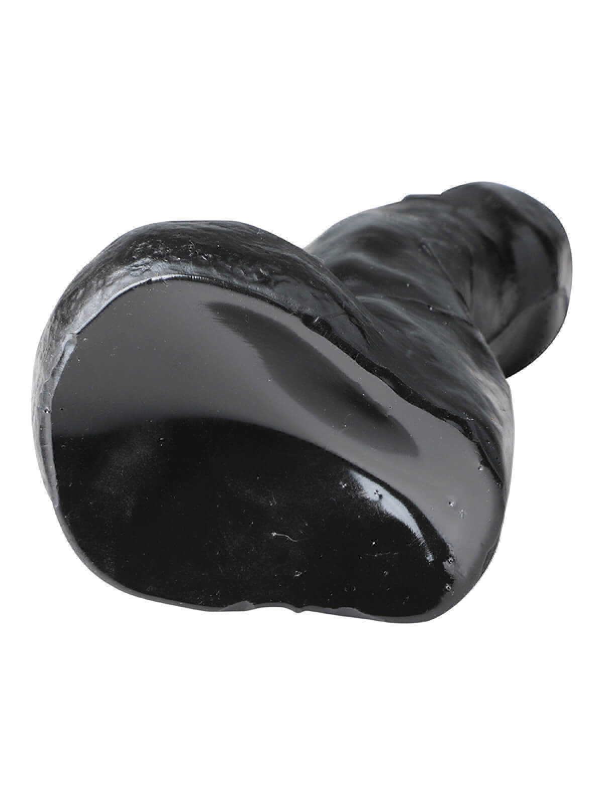 All Black Dildo 17 cm, masívne realistické dildo s priemerom 6 cm