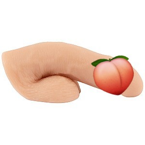 Fleshlight Mr. Limpy Medium ochabnuté dildo telové