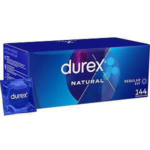 Durex Natural (1 ks), hladký lubrikovaný kondóm
