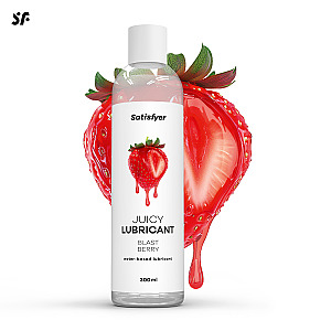 Satisfyer Juicy Lubricant 300 ml (Blast Berry), jahodový lubrikačný gél