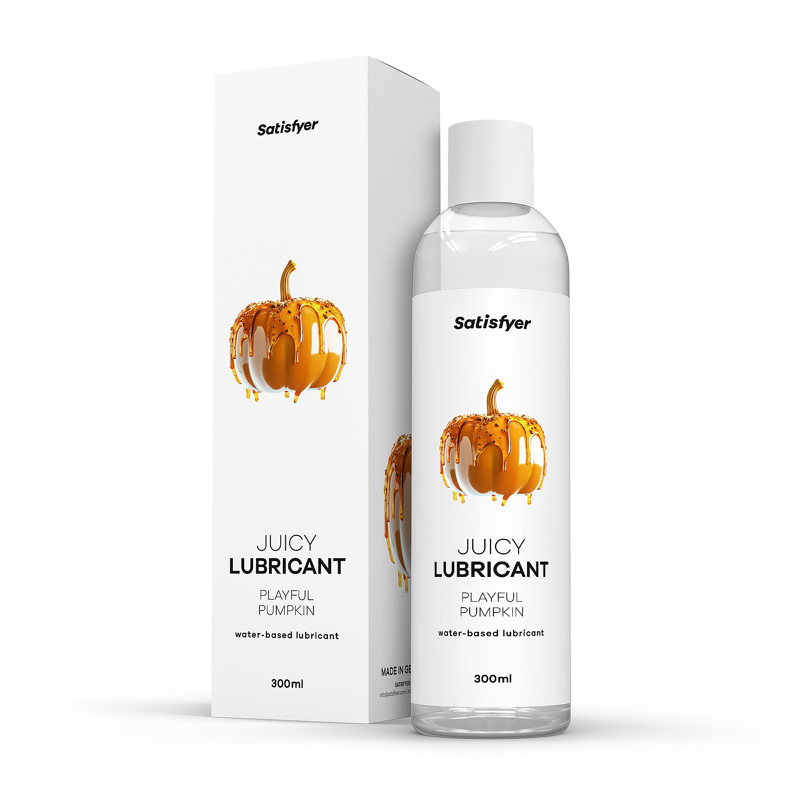 Satisfyer Juicy Lubricant 300 ml (Playful Pumpkin), dyňový lubrikačný gél