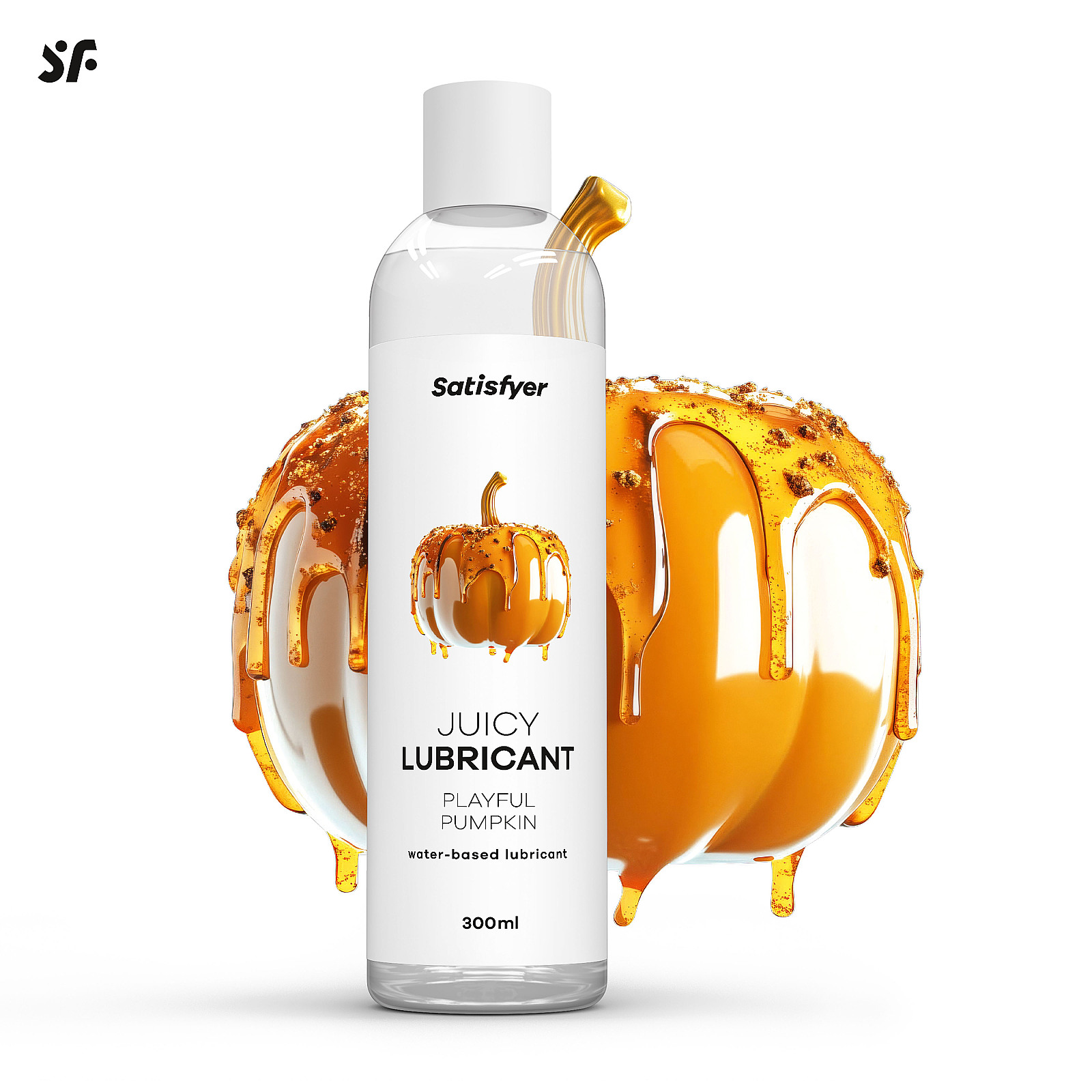 Satisfyer Juicy Lubricant 300 ml (Playful Pumpkin), dyňový lubrikačný gél