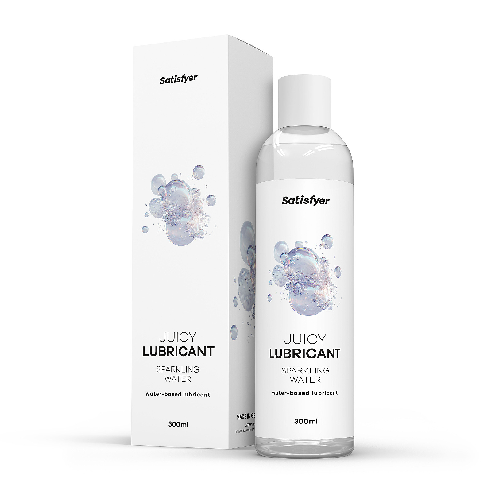 Satisfyer Juicy Lubricant 300 ml (Sparkling Water), osviežujúci lubrikačný gél
