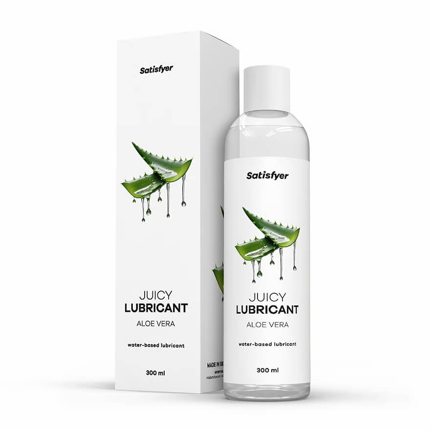 Satisfyer Juicy Lubricant 300 ml (Aloe Vera), lubrikačný gél s aloe