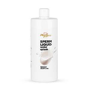 MyLove Sperm liquid-water-splash (1000 ml), realistický lubrikačný gél