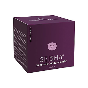Geisha Sensual Massage Candle Tokyo Muze (145 ml), hrejivá masážna sviečka