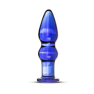 Gildo No.22 modrý sklenený análny kolík