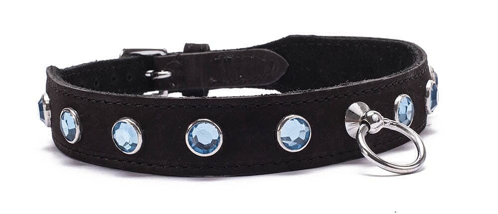 Octane Crystal Collar - Light Blue