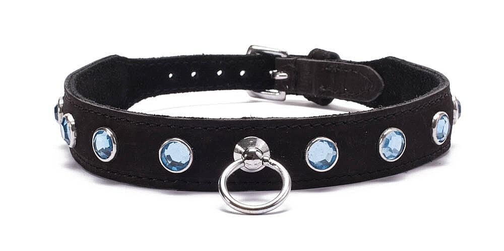 Octane Crystal Collar - Light Blue