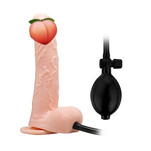 Baile Inflatable Realistic Cock telové nafukovacie dildo