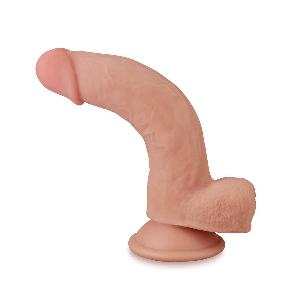 LoveToy Skinlike Soft Cock 7" (18 cm), realistické dildo s prísavkou