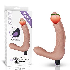 LoveToy Rechargeable IJOY Strapless Strap-on, 20 x 3,6 cm dámsky pripínací penis