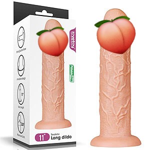 LoveToy Realistic Long Dildo 11" (27 cm), realistické dildo s prísavkou