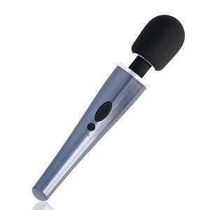 Masážny vibrátor Black and Silver DEXTER MASSAGE WAND