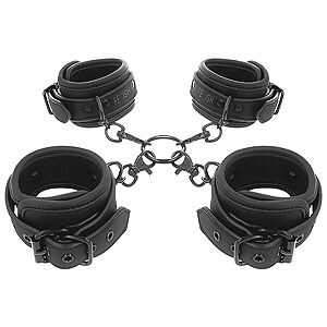Fetish Submissive Hogtie and Cuffs Set