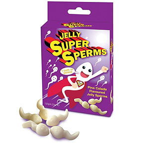 Vtipné želé spermie JELLY SUPER SPERMS 120g