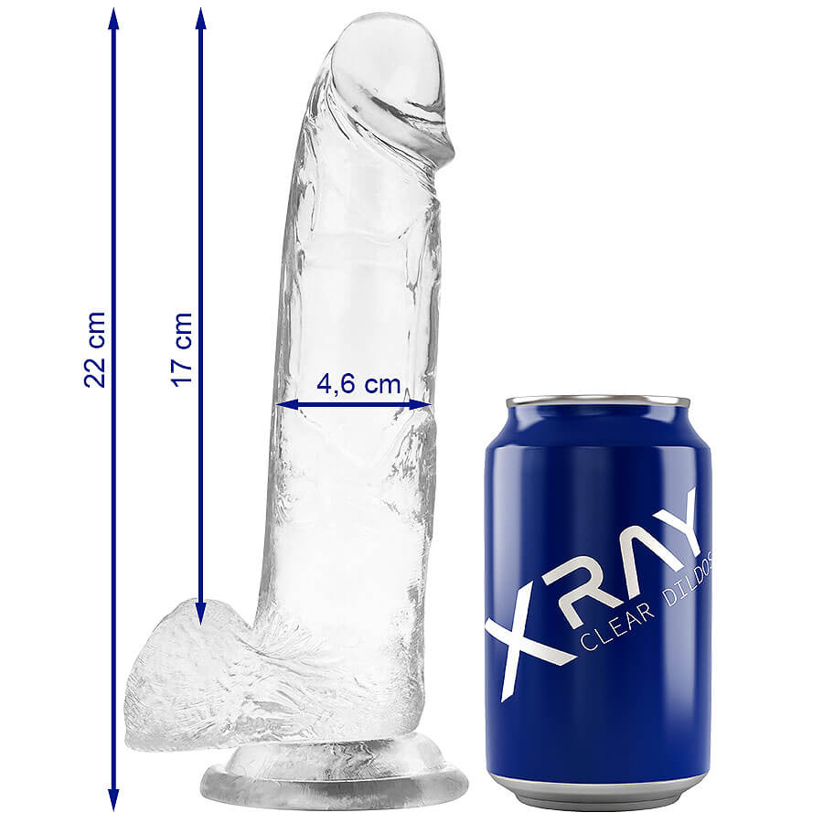 XRay Clear Cock (22 cm)