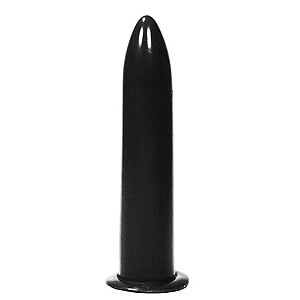 All Black Dildo 20 cm, dlhý análny/vaginálny kolík s priemerom 3,6 cm