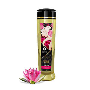 Profesionálny masážny olej Shunga Erotic Massage Oil Amour Sweet Lotus 240 ml