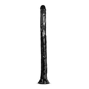 Blush JET BLACK MAMBA 19inch (48 cm) super dlhé dildo