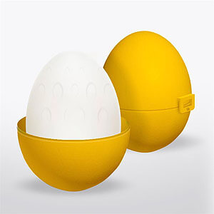 UP&GO Grovy Egg Masturbator (Yellow)