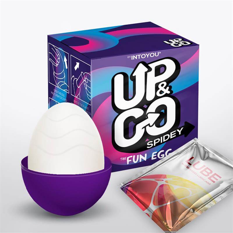 UP&GO Spidey Egg Masturbator (Purple)