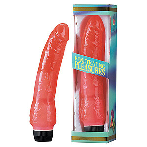 Seven Creations Jelly Vibrator #1, gélový vibrátor na batérie 18,5 x 4,5 cm