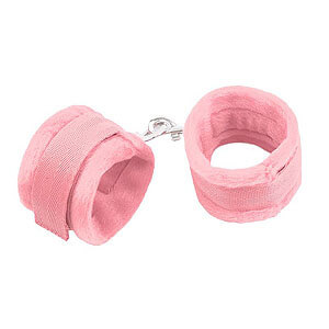 INTOYOU Handcuffs Long Fur (Pink)