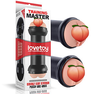 Masturbátor LoveToy Training Master Double Stroker (Pussy + Anus)