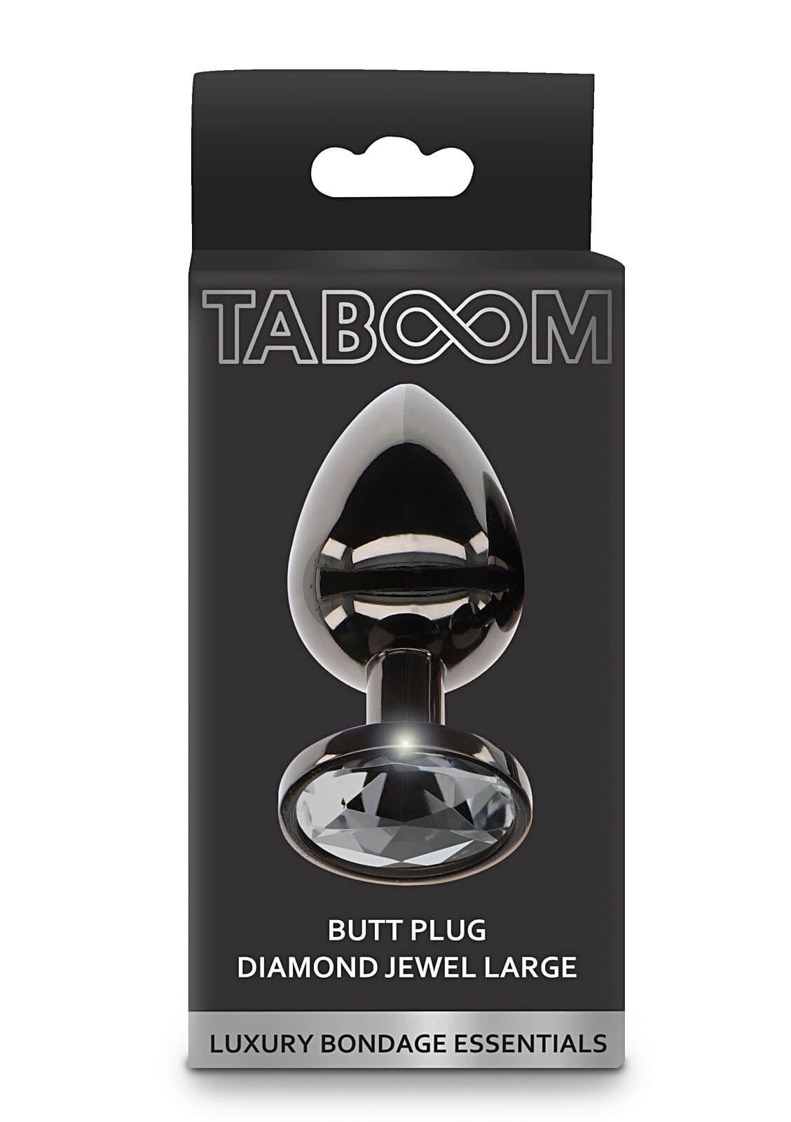 TABOOM Butt Plug Diamond Jewel Large (Black)