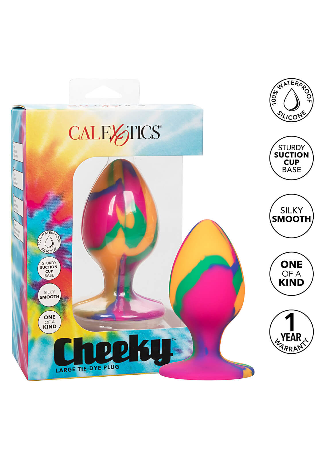 CalExotics Cheeky Tie-Dye Plug (Large)