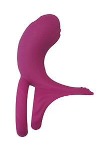 XoCoon Couples Stimulator Ring (Fuchsia), stimulačný penis krúžok s vibráciou