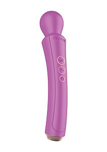 XoCoon The Curved Wand (Fuchsia), ergonomický masážny vibrátor