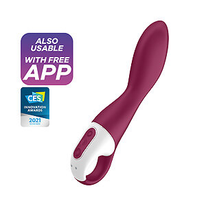 Satisfyer Heated Thrill (Berry), hrejivý G-bod vibrátor