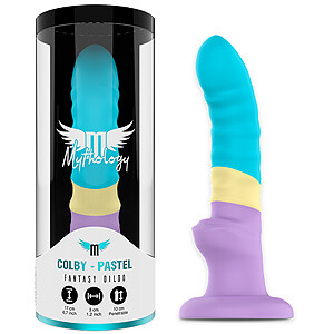 Mythology Colby Pastel M (17 cm), farebné silikónové dildo